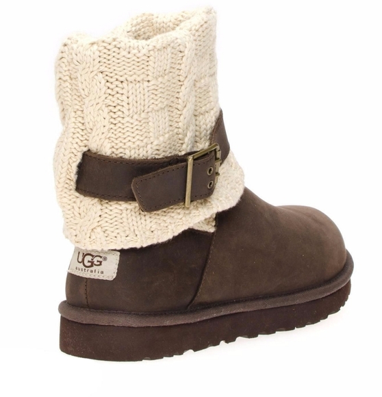 UGG Cassidee Chocolate Boots Size 6.5 Women - Picture 4 of 15